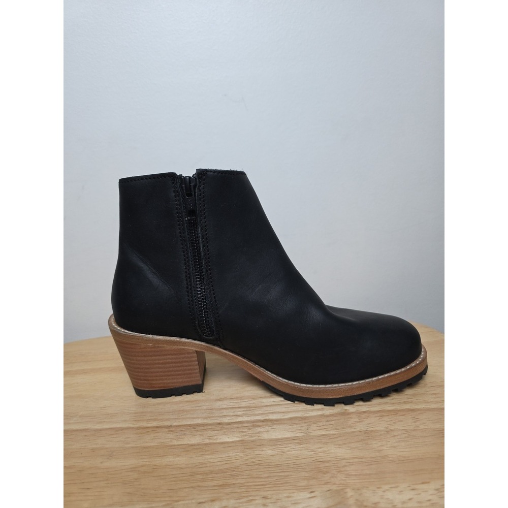 Portland Leather Company Patina Classic Chelsea Boots Lug Sole Blk EU 39 US 8.5 - Picture 8 of 12